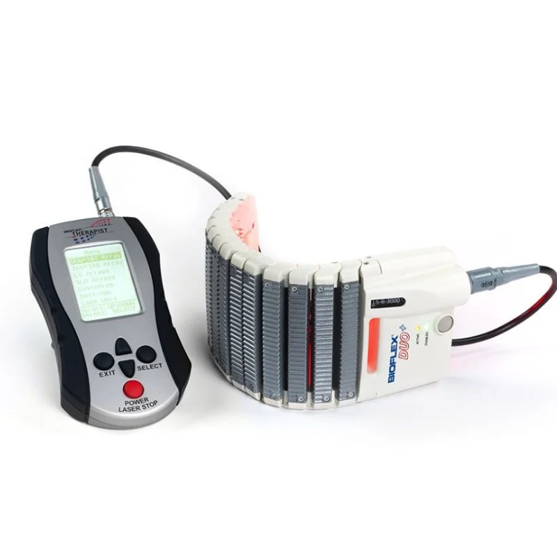 Bioflex laser therapy device and flexible treatment pad used for pain relief in Whitby